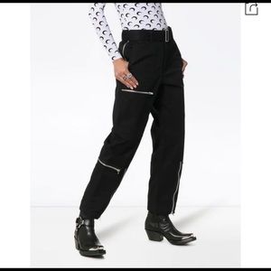 HELMUT LANG BLACK FLIGHT PANTS